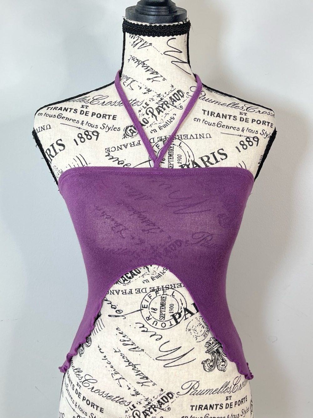 Princess Polly Purple Cutout Halter Camisole